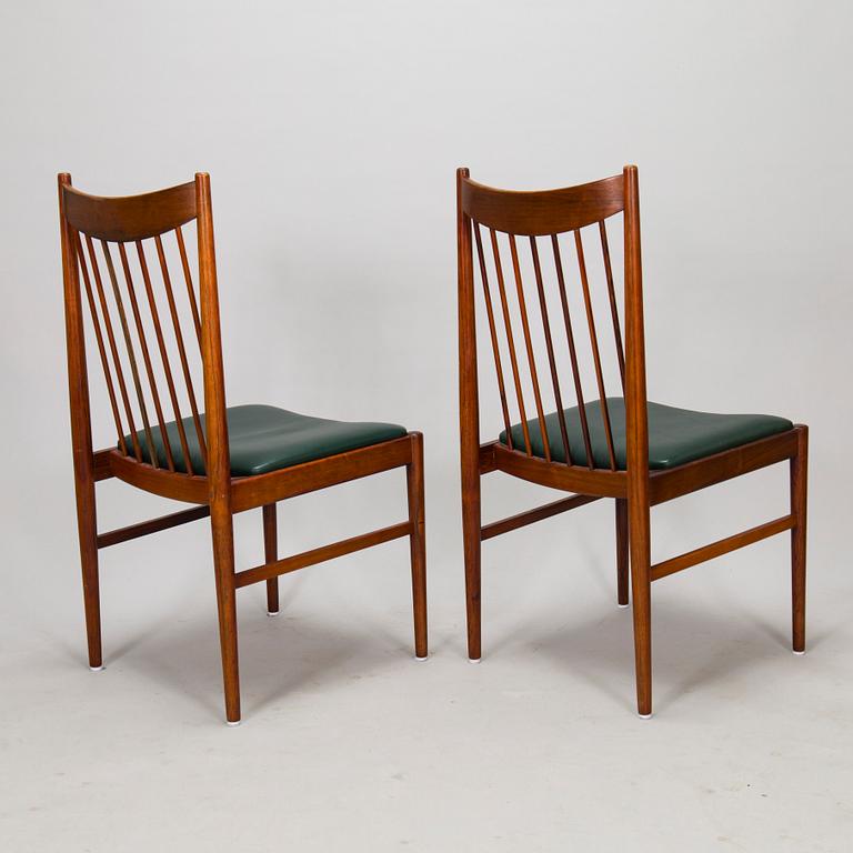 Arne Vodder, four 1960s chairs for Sibast Denmark.