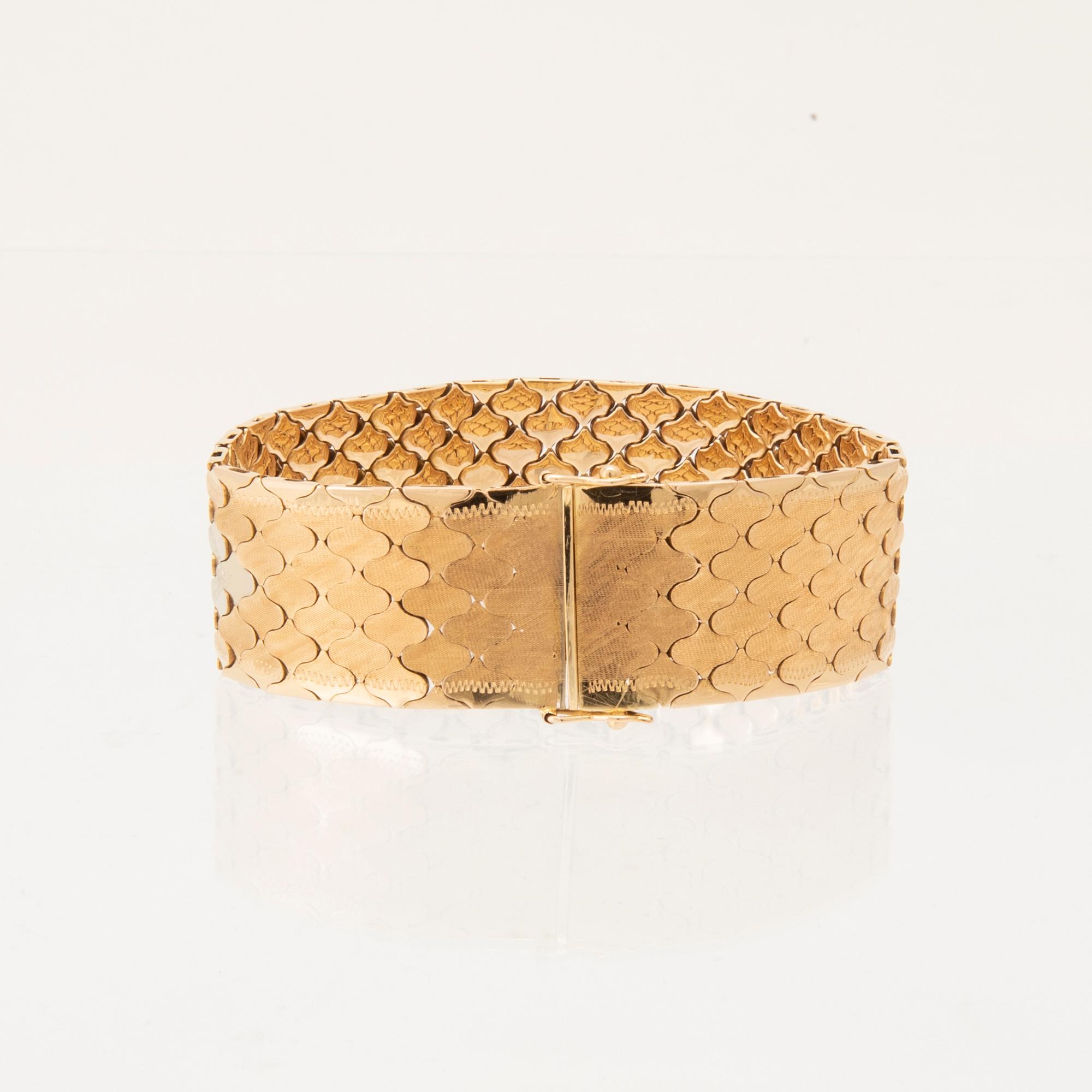 Bracelet 18K white and red gold.