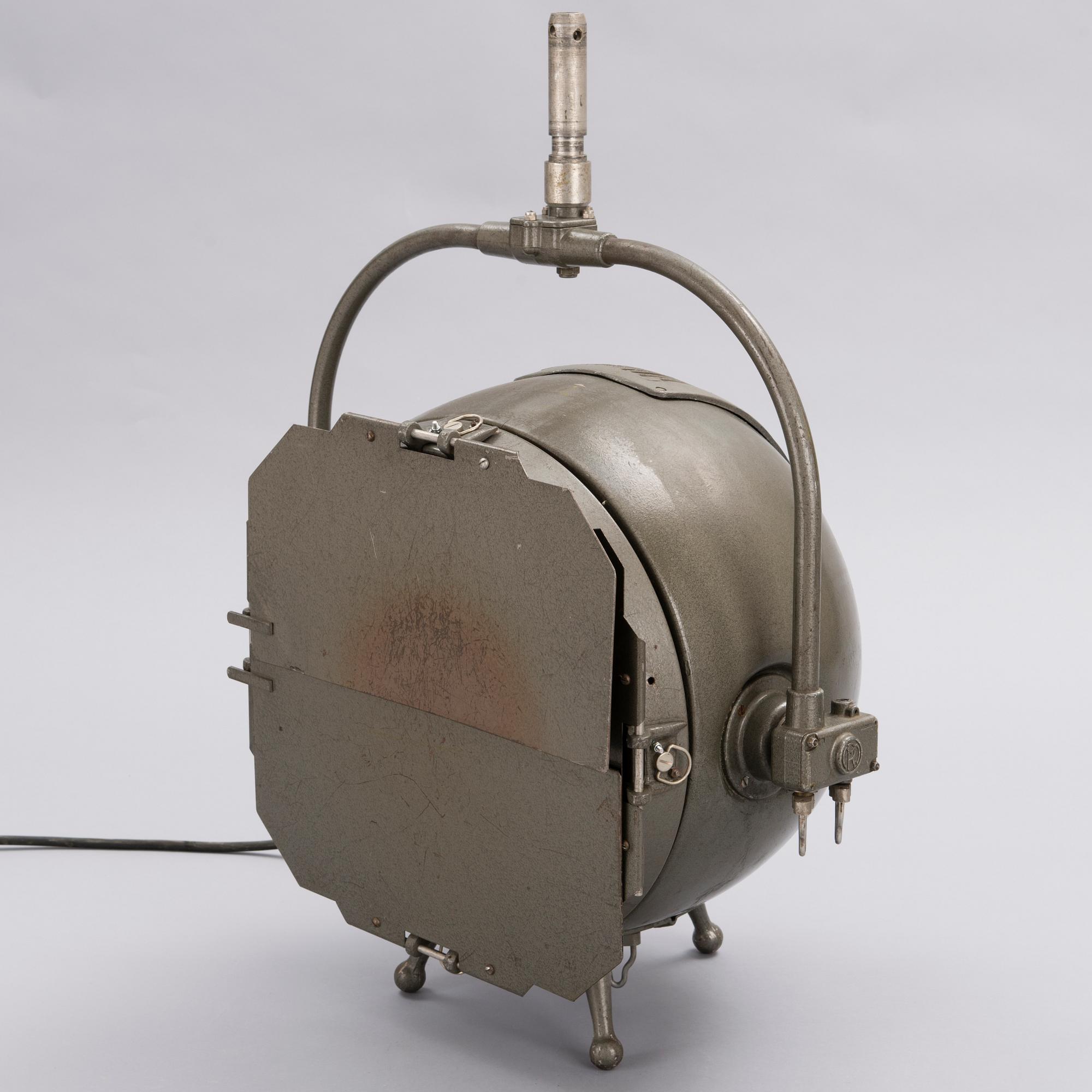A Mole-Richardson "Sputnik" studio light, 1950s.