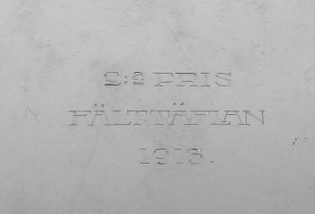 TALLRIK, silver. C.G Hallberg 1921.