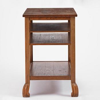 Carl Malmsten, an oak side table, for Stockholm City Hall, ca 1920-22.