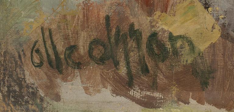 OLLE OLSSON-HAGALUND, oil on canvas, signed,