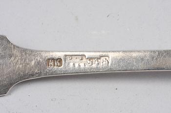 PARTI SILVER, 3 delar, Ryssland, 1850/60-tal.