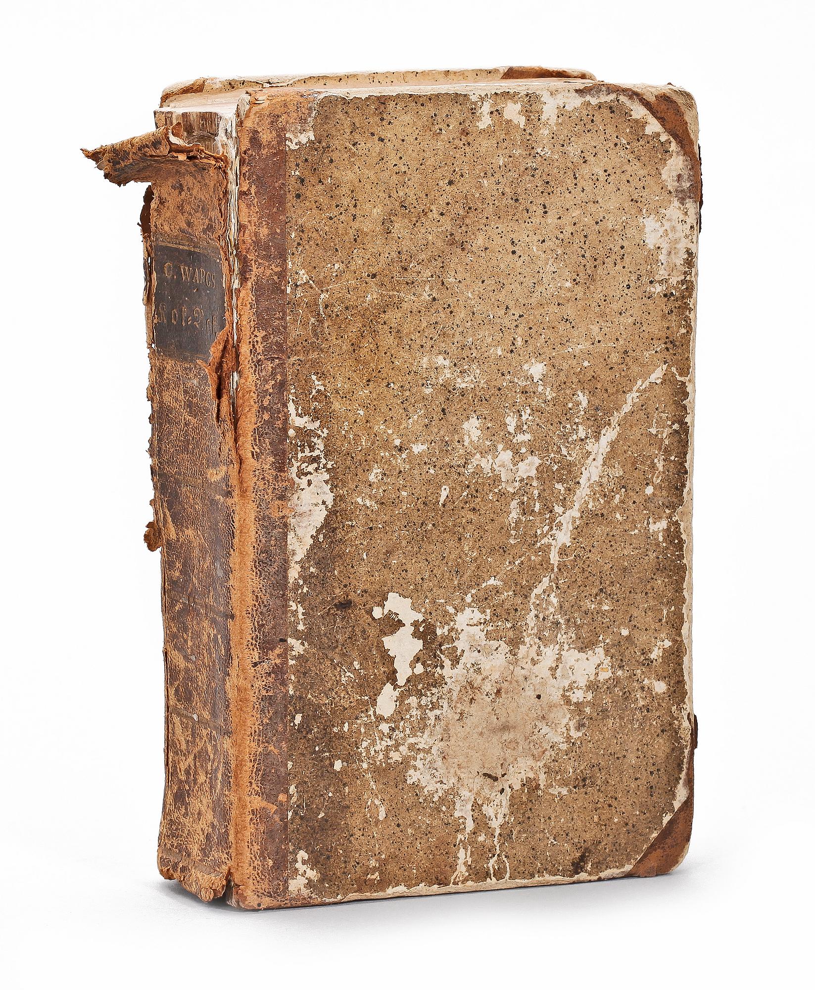 BOK, "Hjelpreda i hushållningen för unga fruentimmer" av Cajsa Warg, elfte upplagan Stockholm 1800.