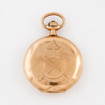 LONGINES, pocket watch, savonett, 52 mm.