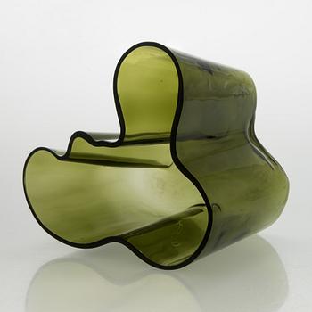 Alvar Aalto, a 1950s glass vase, model 3030, signed Alvar Aalto 3030.
