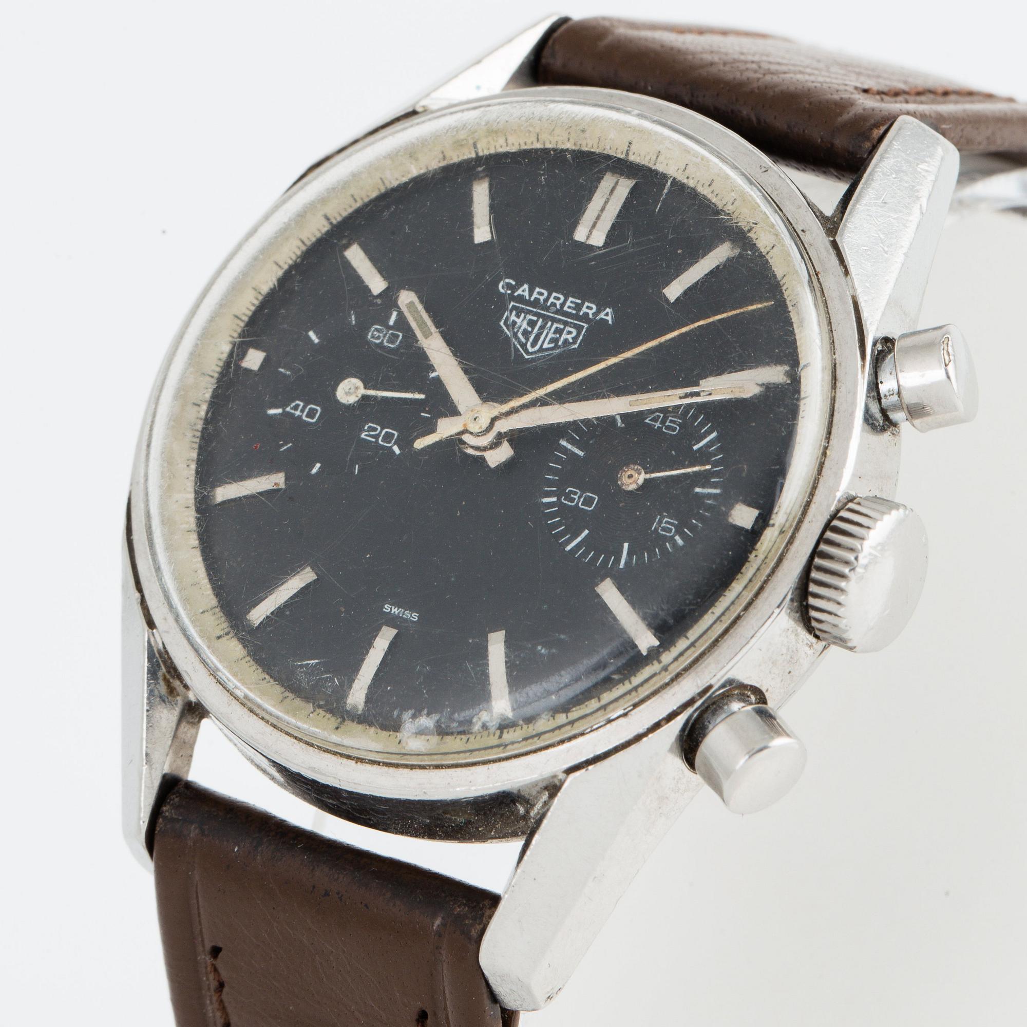 HEUER, Carrera, chronograph.