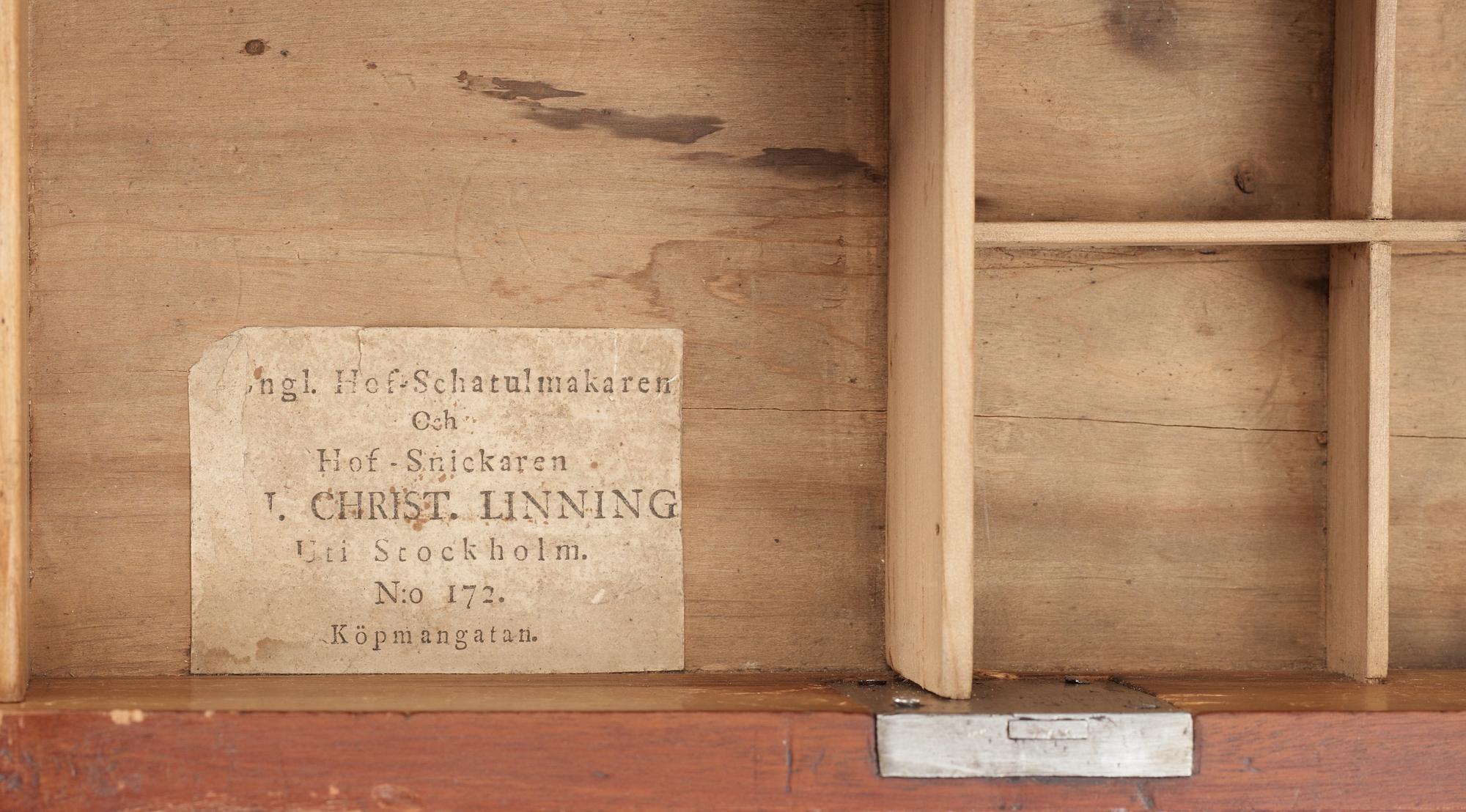 A late Gustavian table by J. C. Linning.