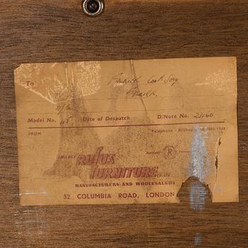 A 20th century English typ cabinet.
