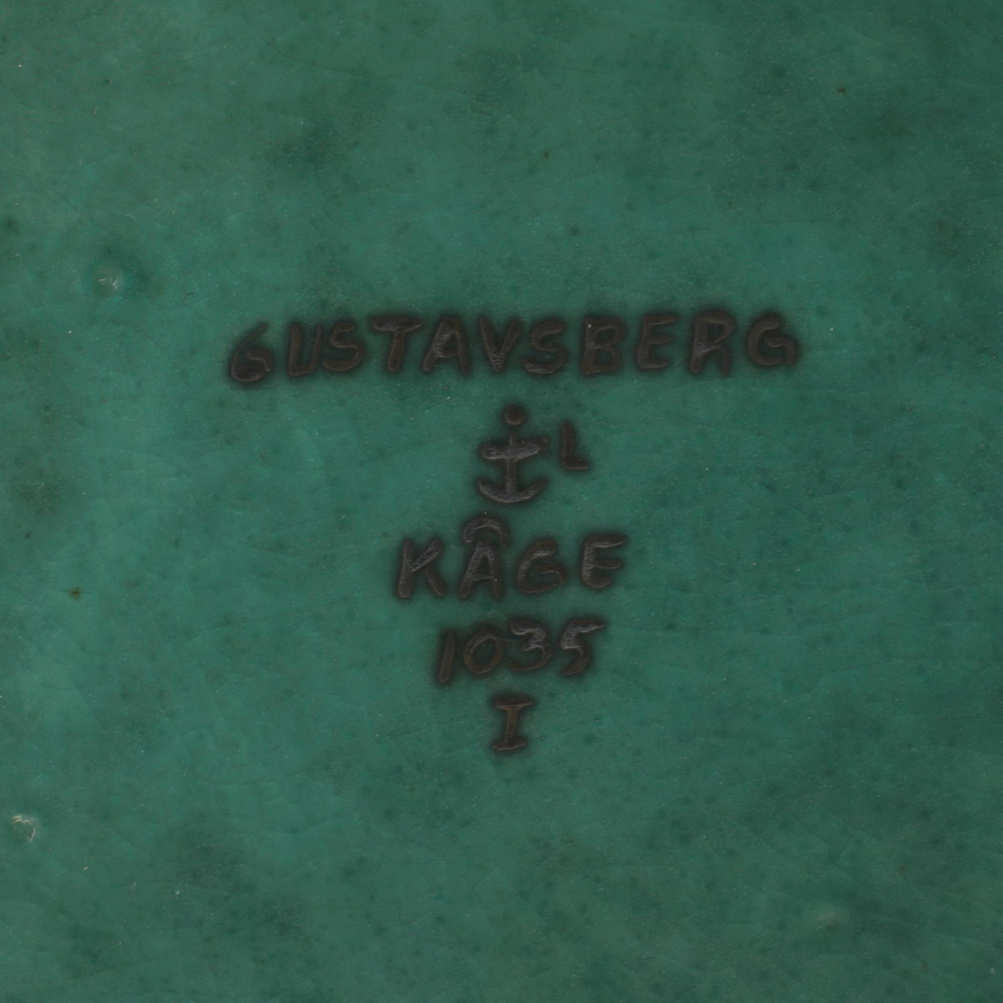 FAT, stengods, Wilhelm Kåge, "Argenta" Gustavsberg, 1942.