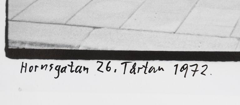 Carl Johan De Geer, "Hornsgatan 26, Tårtan 1972".