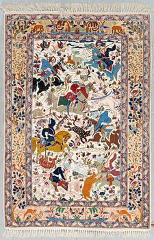 MATTA, Isfahan, 1900-talets slut. Ca 158 X 109 cm.