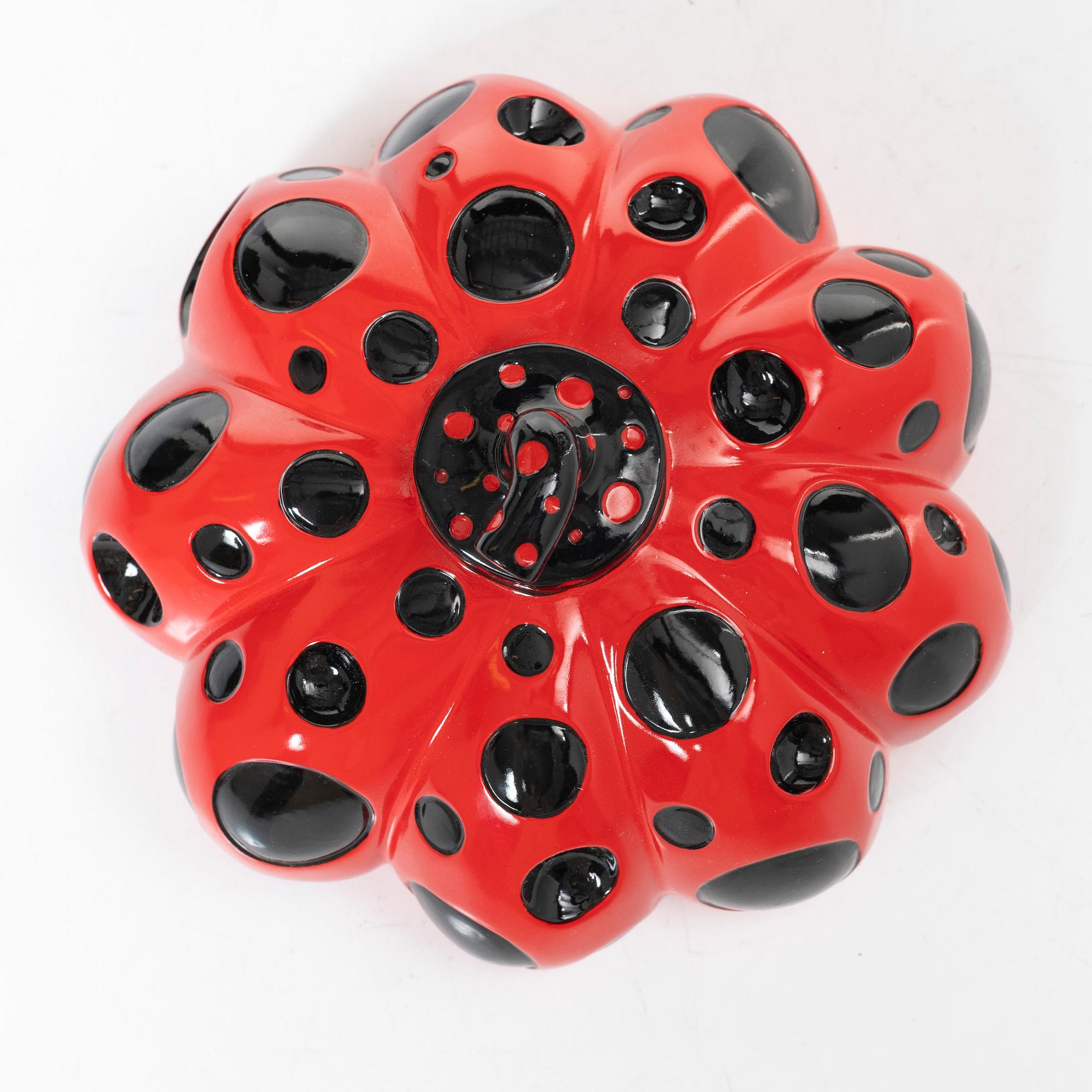 Yayoi Kusama, after, object/multiple, "Red Pumpkin", published by Benesse Holdings Inc, Naoshima, Japan.