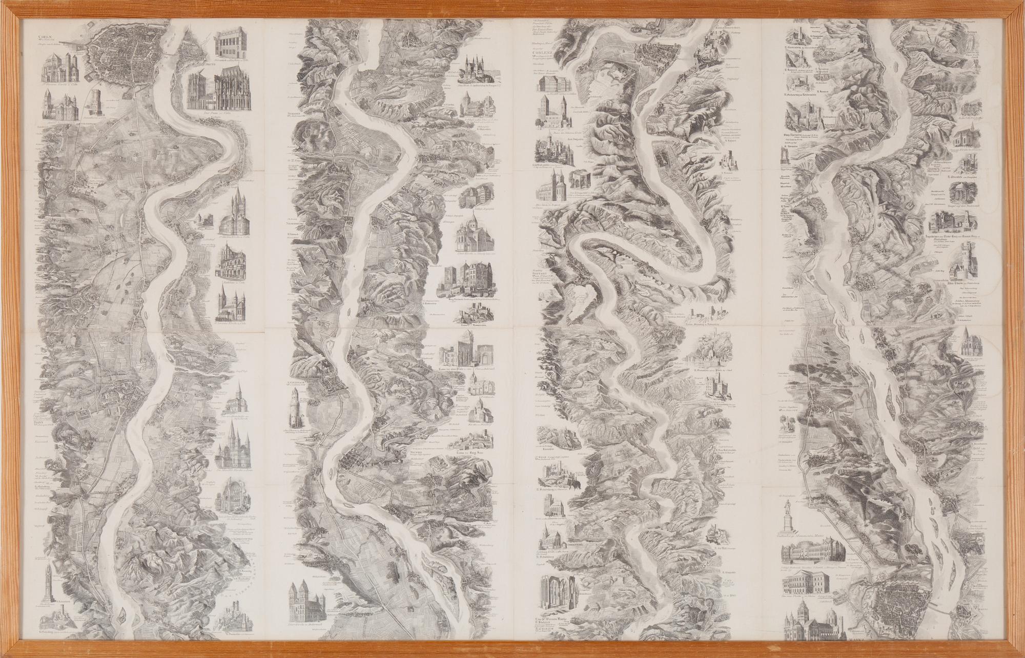 MAP, Germany, late 19th Century.