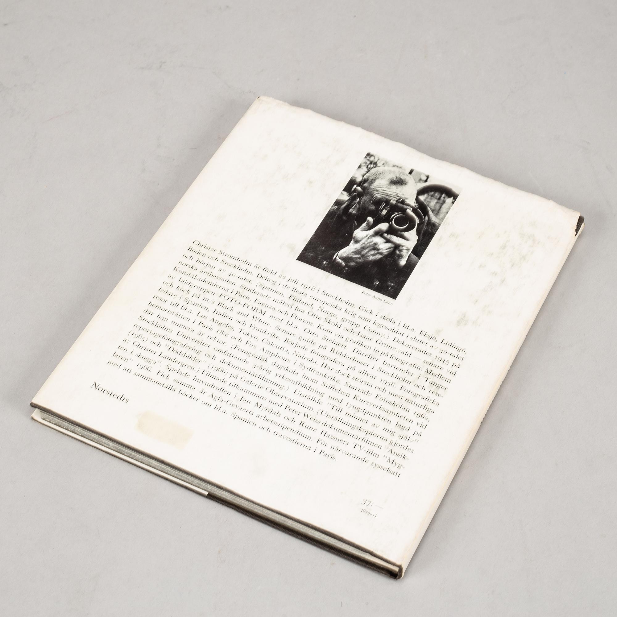 A Christer Strömholm book, "Poste Restante", P.A Norstedt & Söners Förlag, Stockholm, 1967.