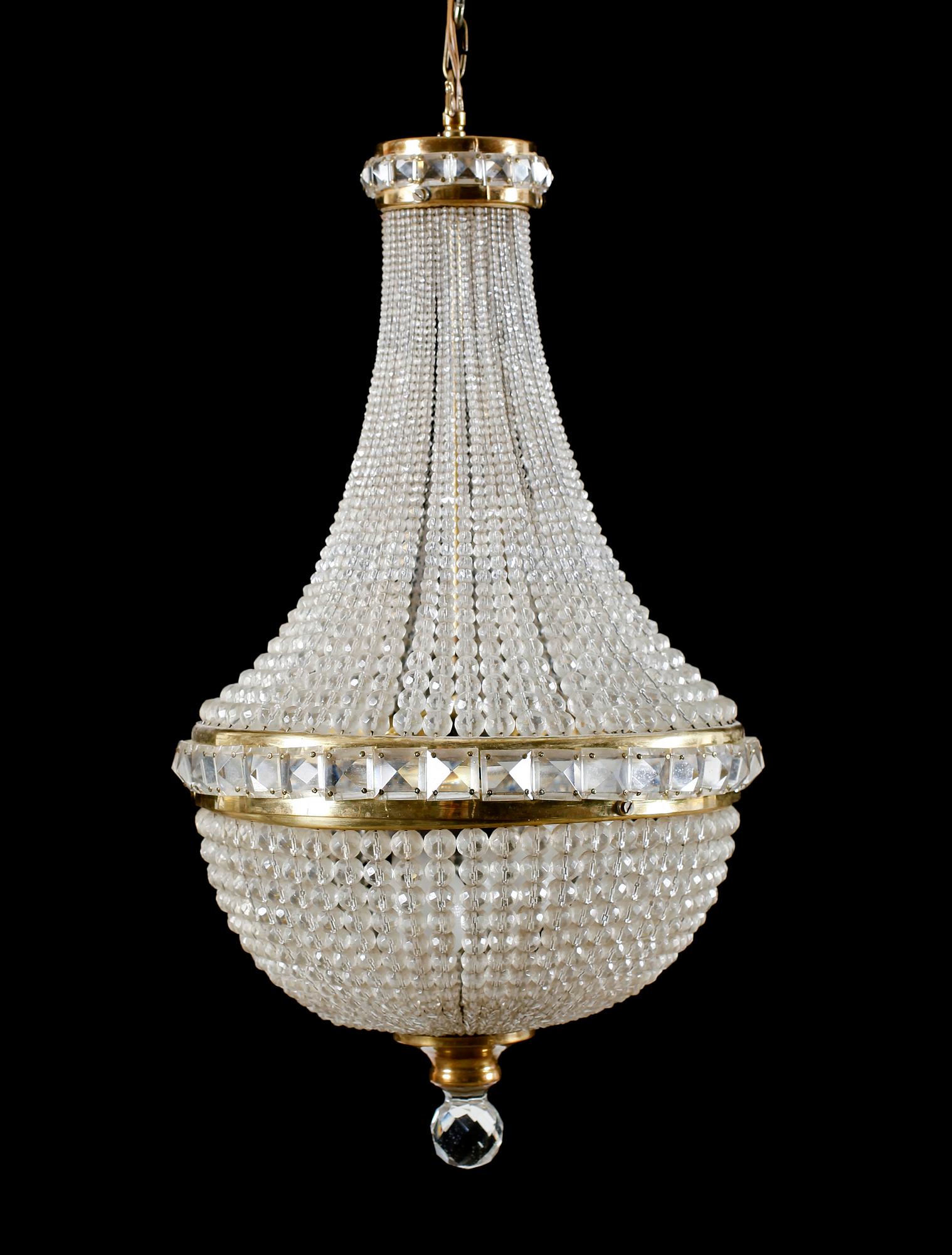 LJUSKRONA, sekelskiftet 1900. Höjd ca 65 cm.