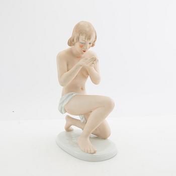 Figure Wallendorf Germany Art Deco first half of the 20th century porcelain.