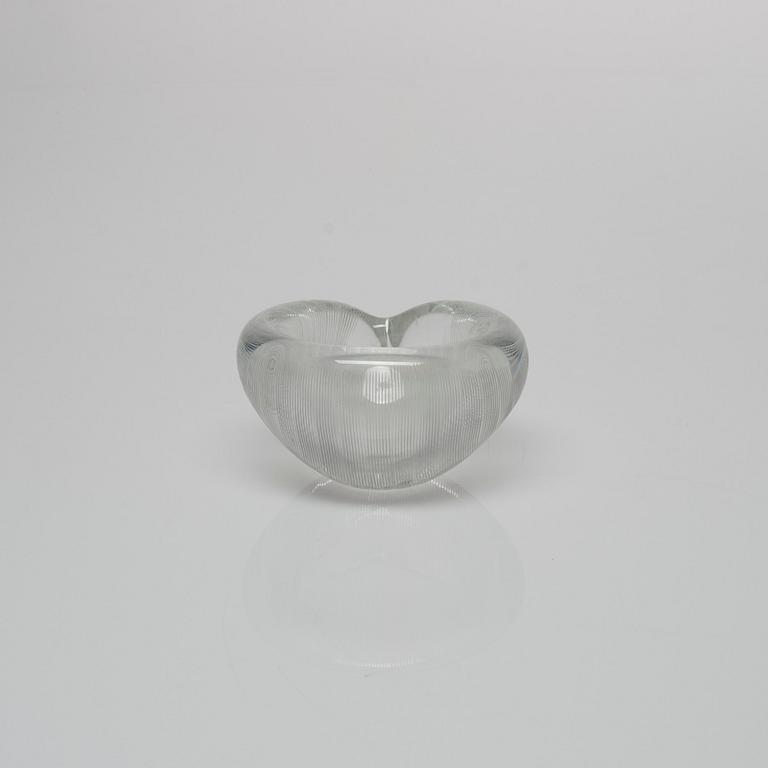 SKÅL, glas, signerad Tapio Wirkkala Iittala. 1950-tal.