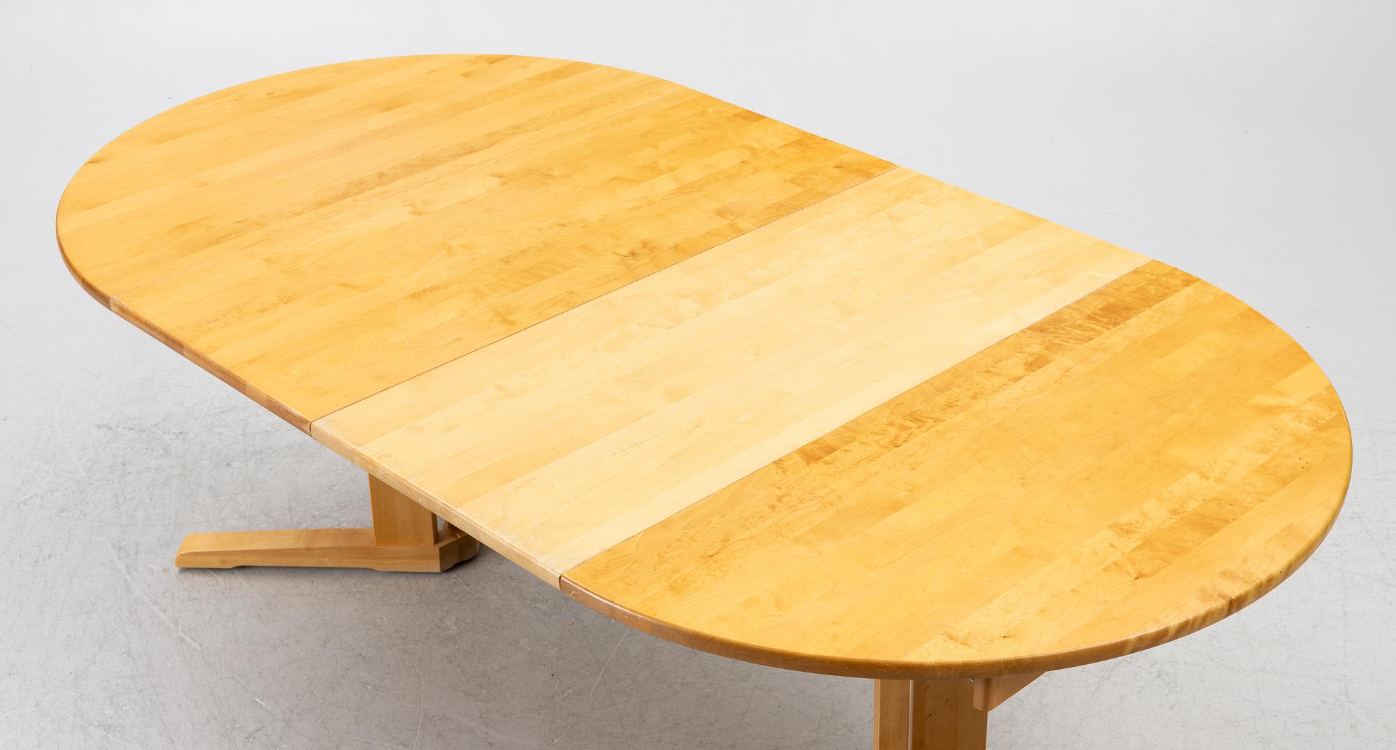 Yngve Ekström, matbord "Björka", Stolab, 2000.