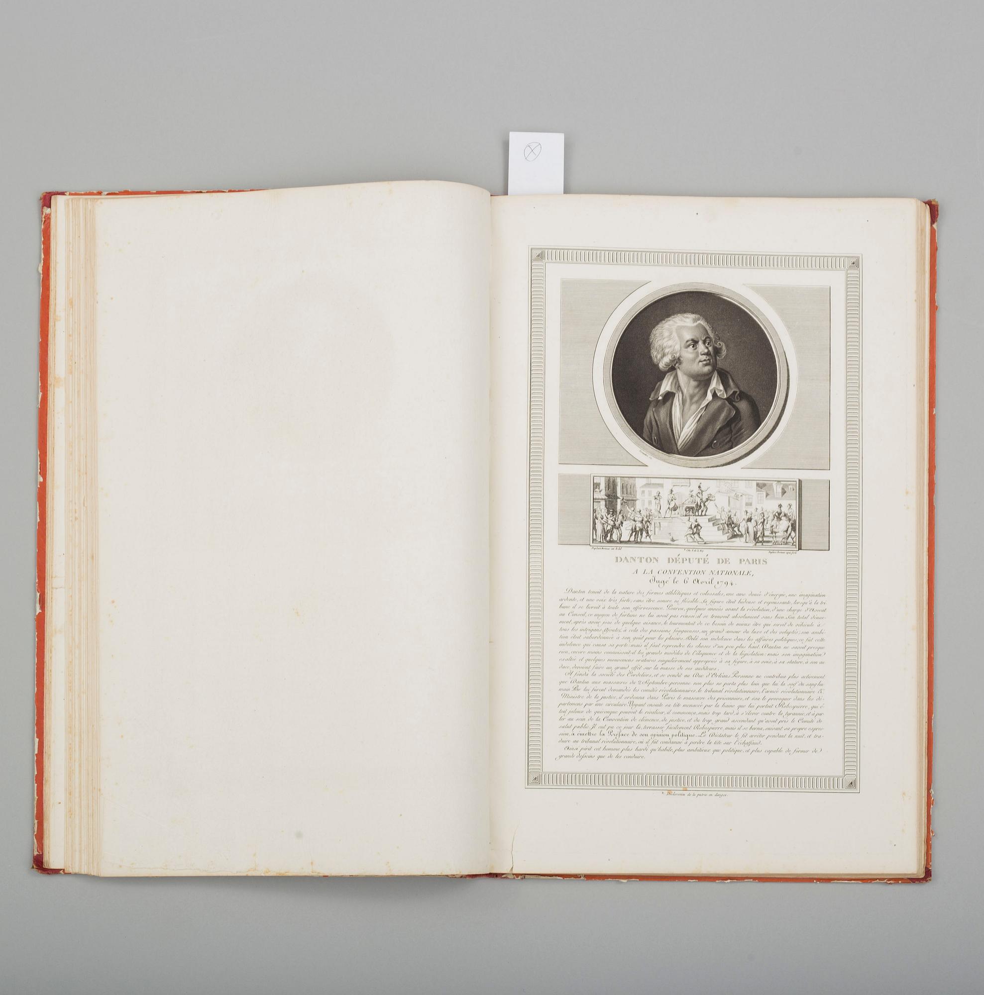 BÖCKER, två volymer med anknytning till Franska revolutionen (innehåller bl. a. ett porträtt av Bernadotte).