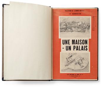 669. LE CORBUSIER, "Une Maison - Un Palais, A La Recherche d'une Unité Architecturale".