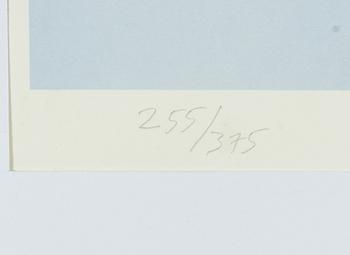 Yrjö Edelmann, färglitografi, 2001 signerad 255/275.