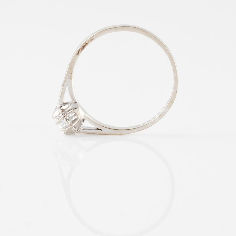 RING, med briljantslipad diamant 0.20 ct.