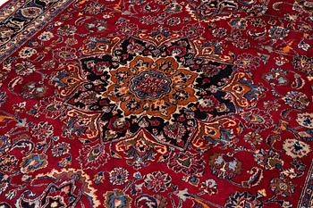 A carpet, Oriental, c. 335 x 257 cm.