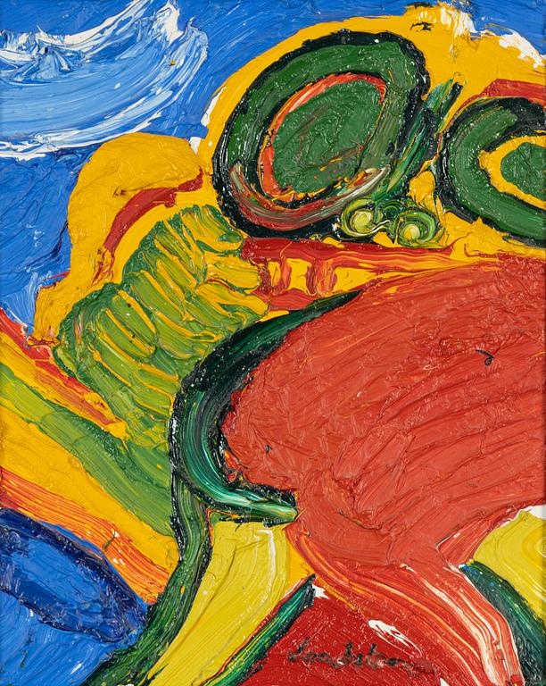 Bengt Lindström, olja på duk, signerad.