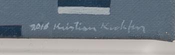 KRISTIAN KROKFORS, öljy kankaalle, signeerattu ja päivätty 2016.
