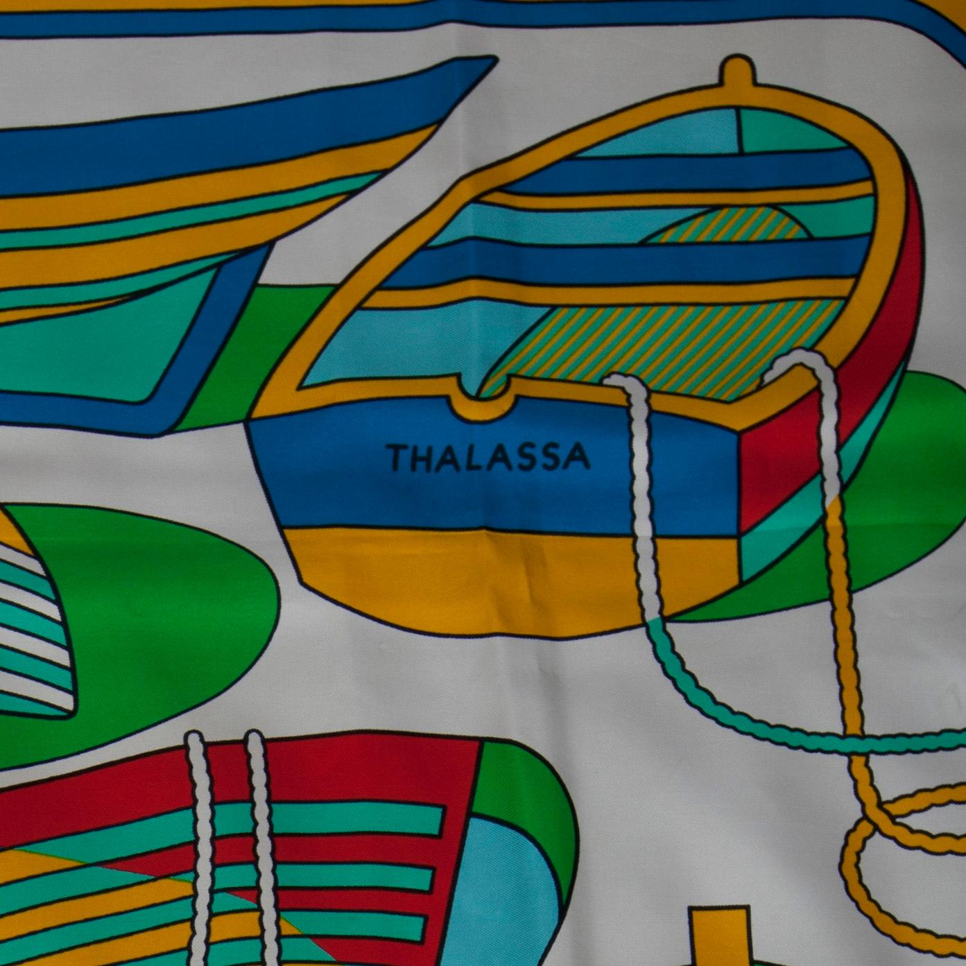 SCARF, siden "Thalassa", design P. Pèron, Hermès, Paris.