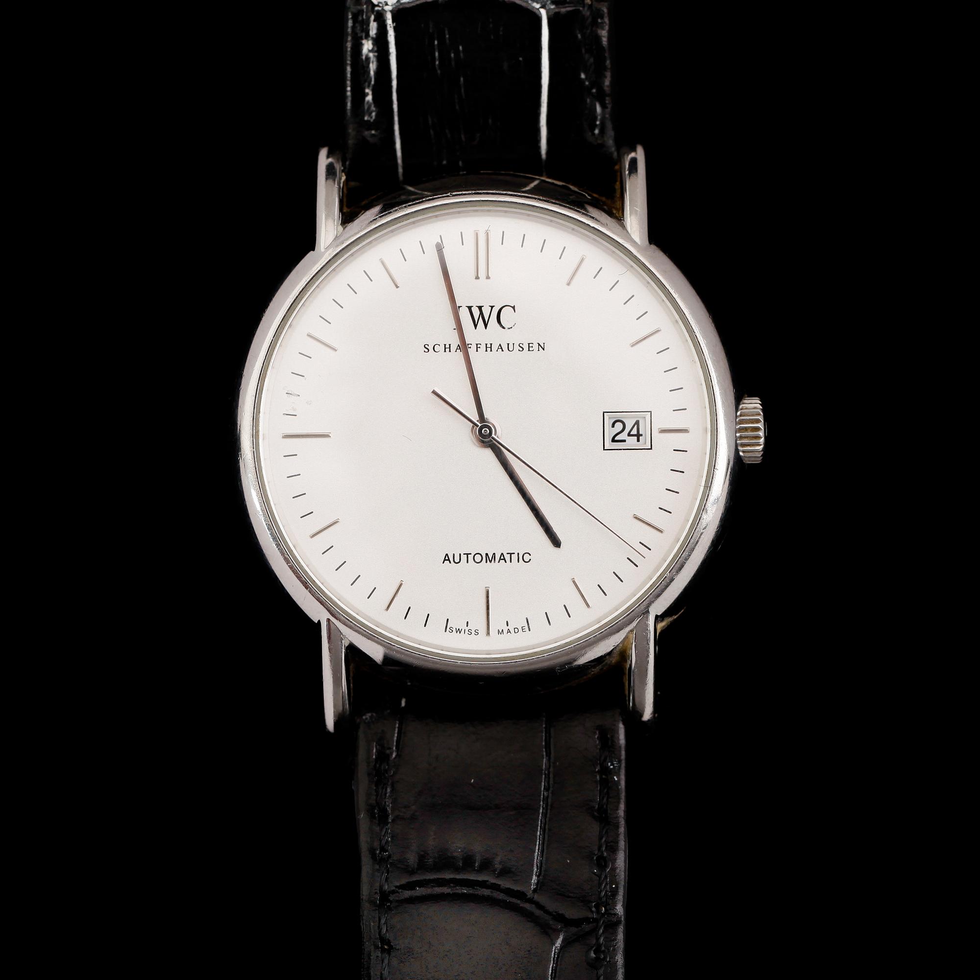 HERRARMBANDSUR, stål, IWC, Schaffhausen, Portofino.