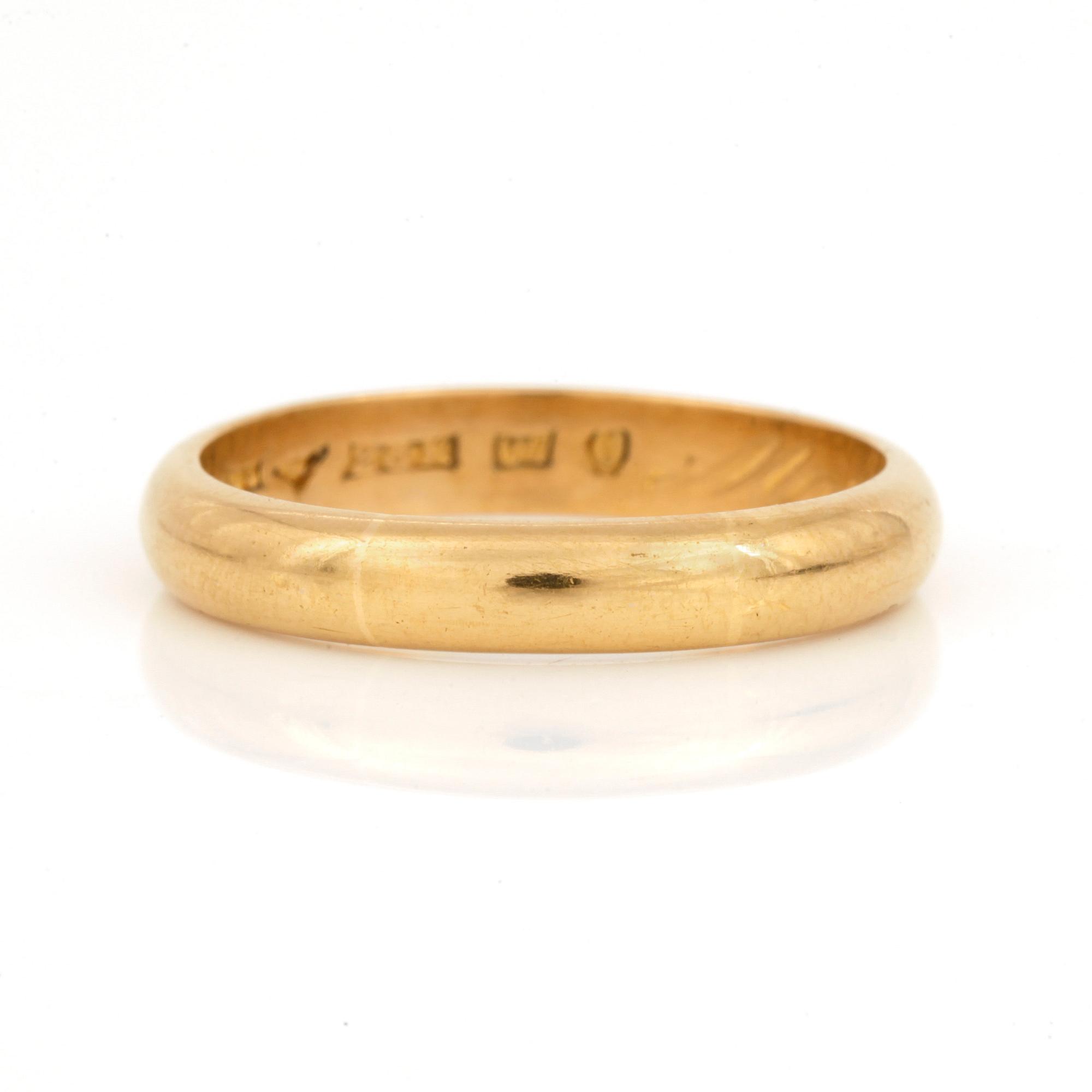 RING, 23K guld.