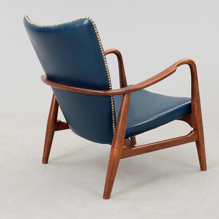 FÅTÖLJ, okänd formgivare, Danmark, 1900-talets andra hälft.