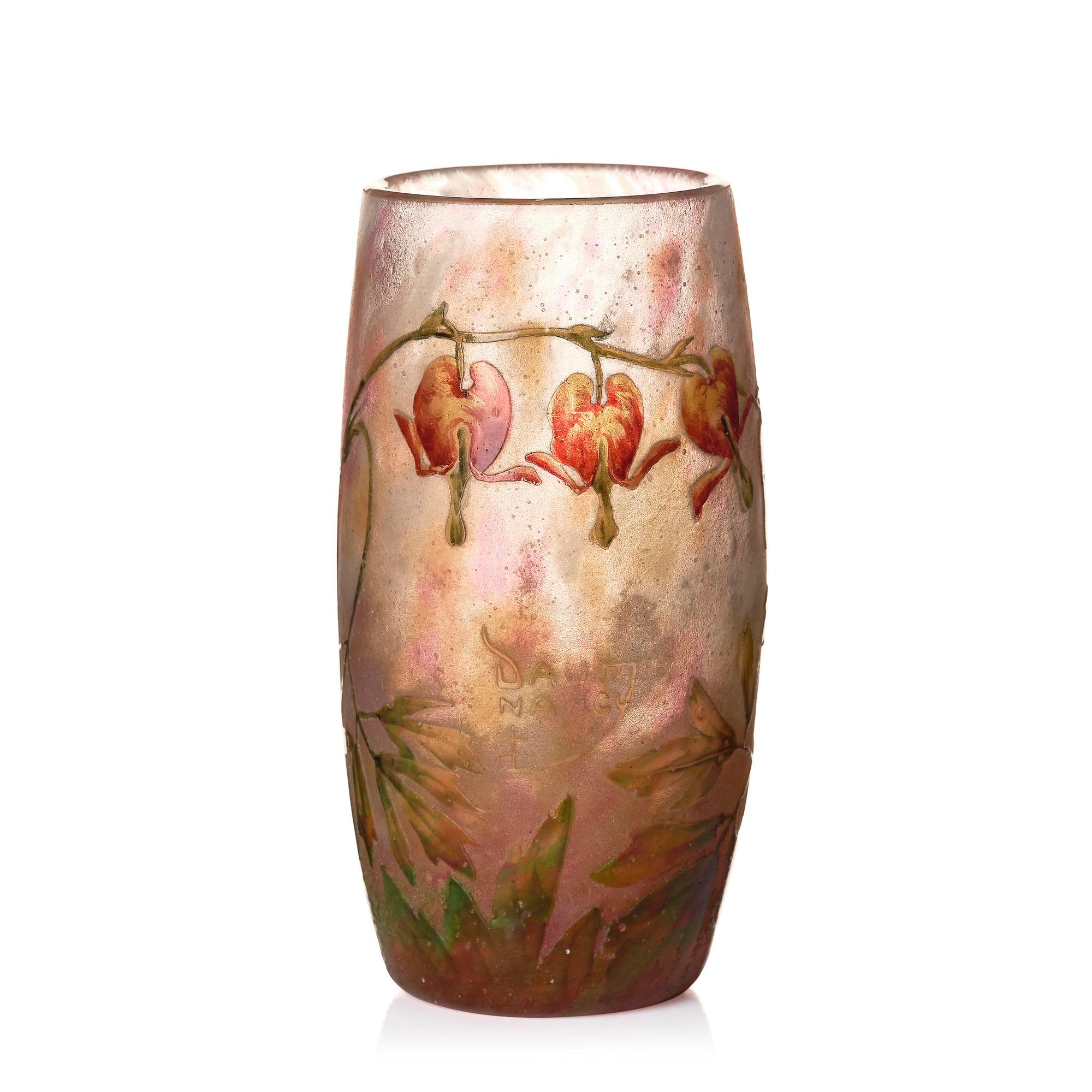 Daum Frères, an Art Nouveau cameo glass vase, Nancy, France, ca 1900.