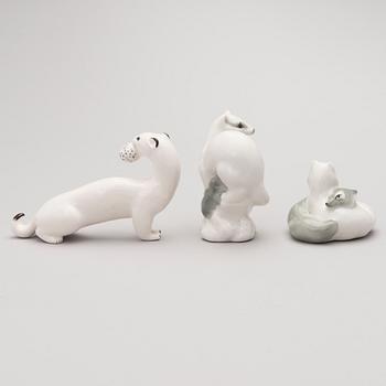 12 Lomonosov porcelain figurines, Russia and USSR, the latter half of the 20th century.
