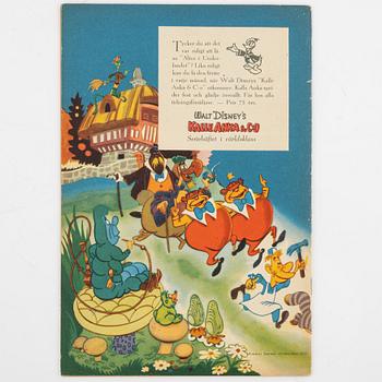 3 magazines including "Walt Disney's askungen" Nr 11 B, November 1950.