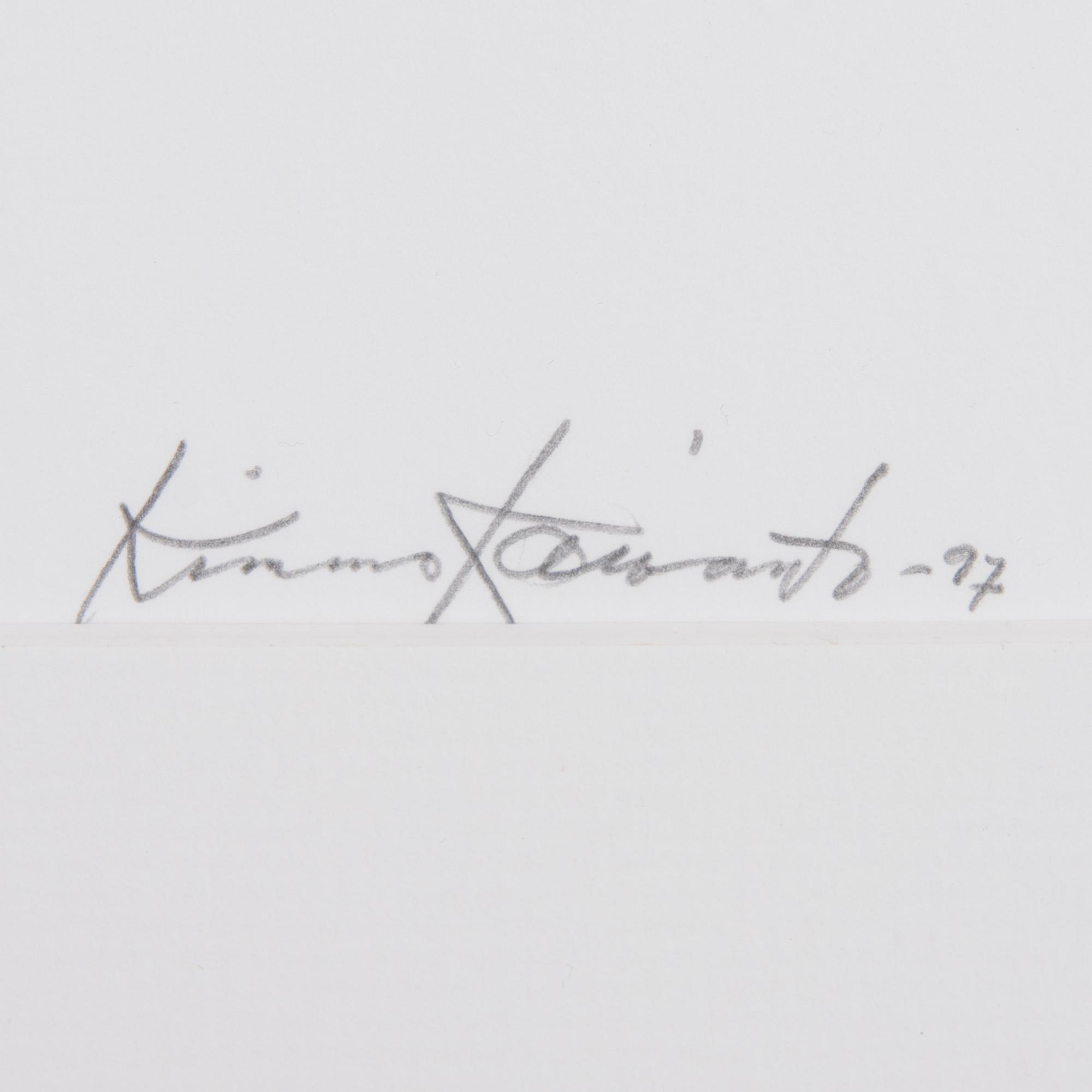 KIMMO KAIVANTO, serigrafi, signerad, daterad -97 och numrerad 25/70.