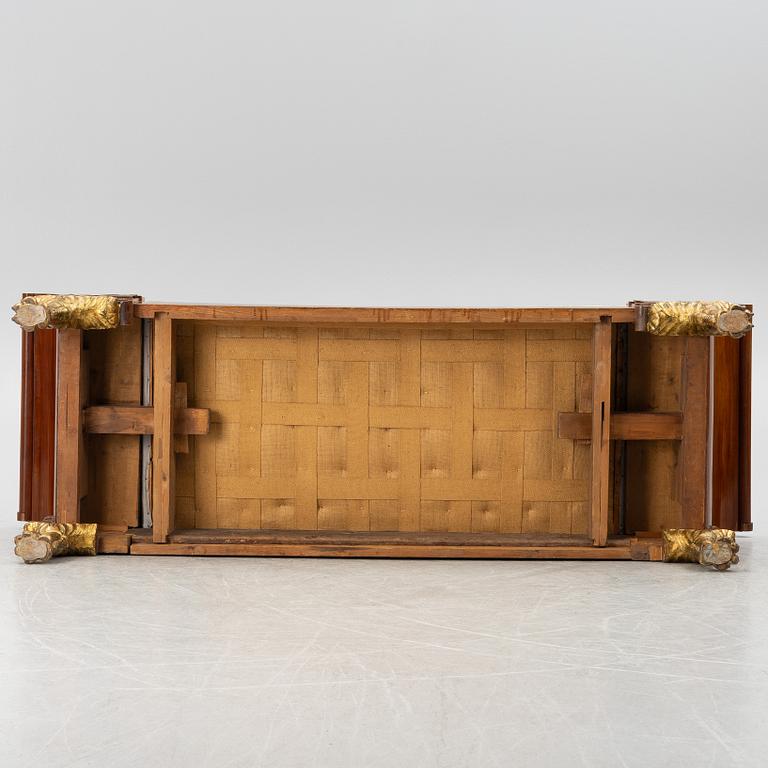 Empire, An Empire sofa, first half of the 19th Century.