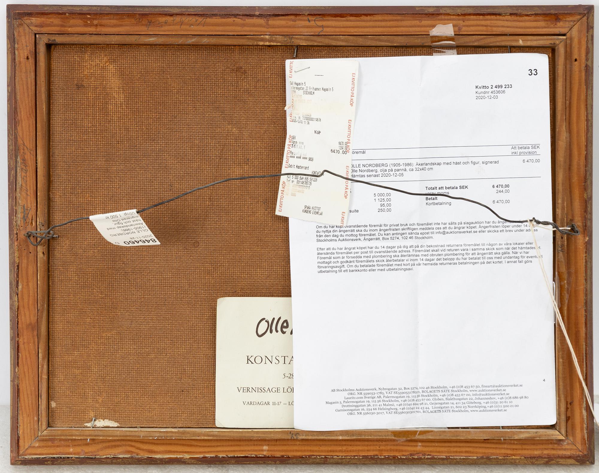 Olle Nordberg, farmland.