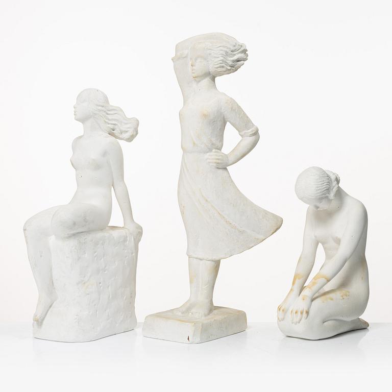 Carin Nilson, ”Västanvind”, ”Styra” and sitting girl.