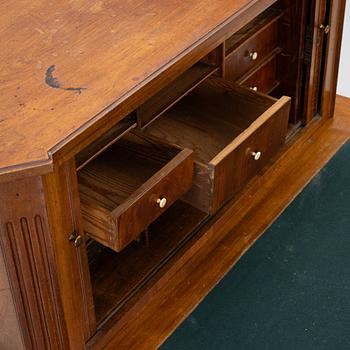 A Swedish Empire mahogany desk, first part 19th century.