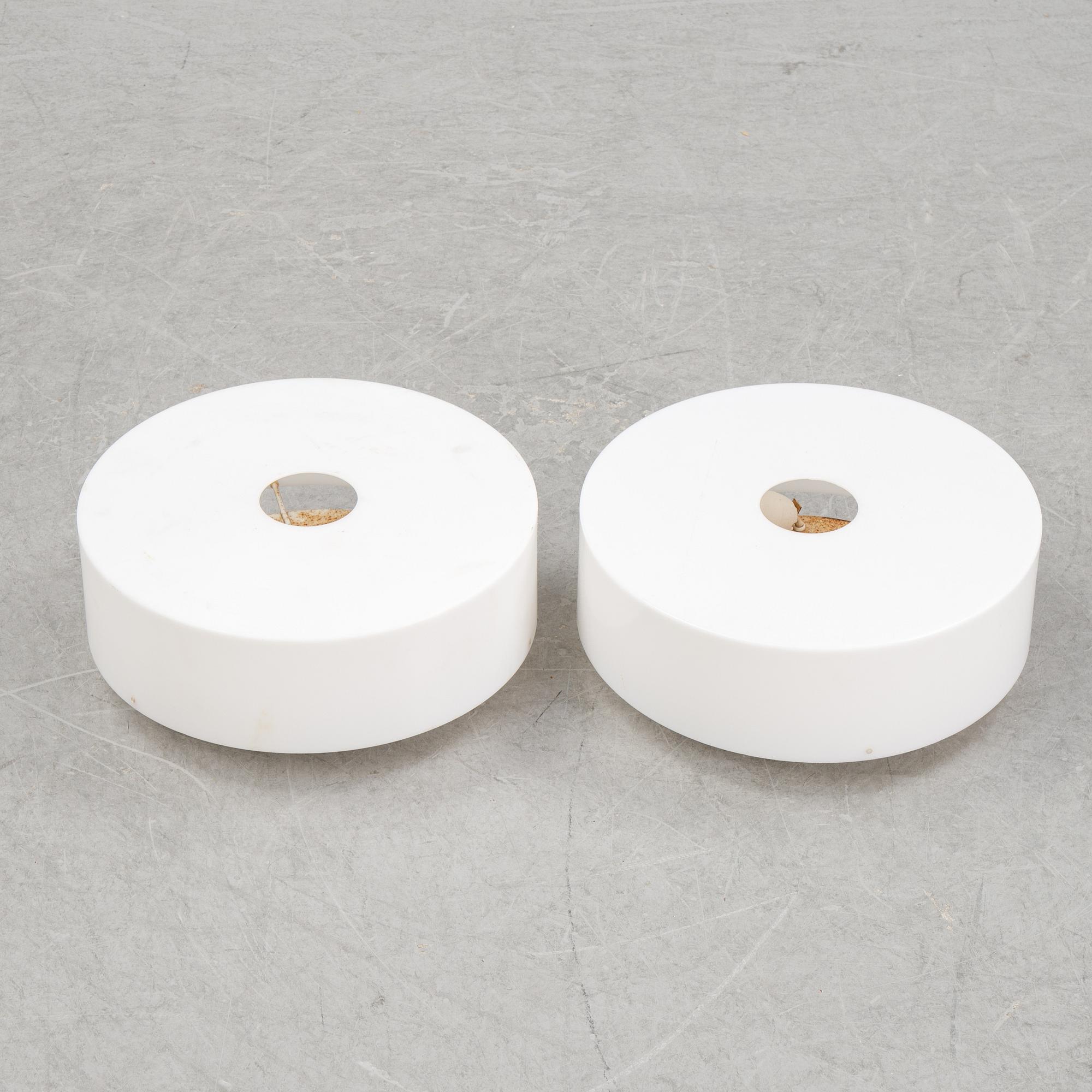 Uno & Östen Kristiansson, a pair of ceiling lights, second half of the 20th century.