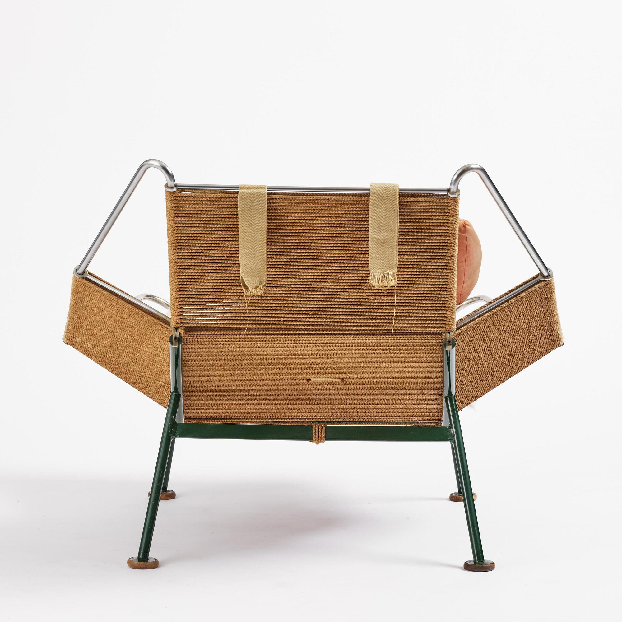 Hans J. Wegner, a "Flag Halyard" chair, Getama, Denmark, 1950s-60s.