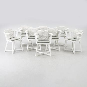 Paola Navone, eighjt armchairs, Gervasoni, Italy.