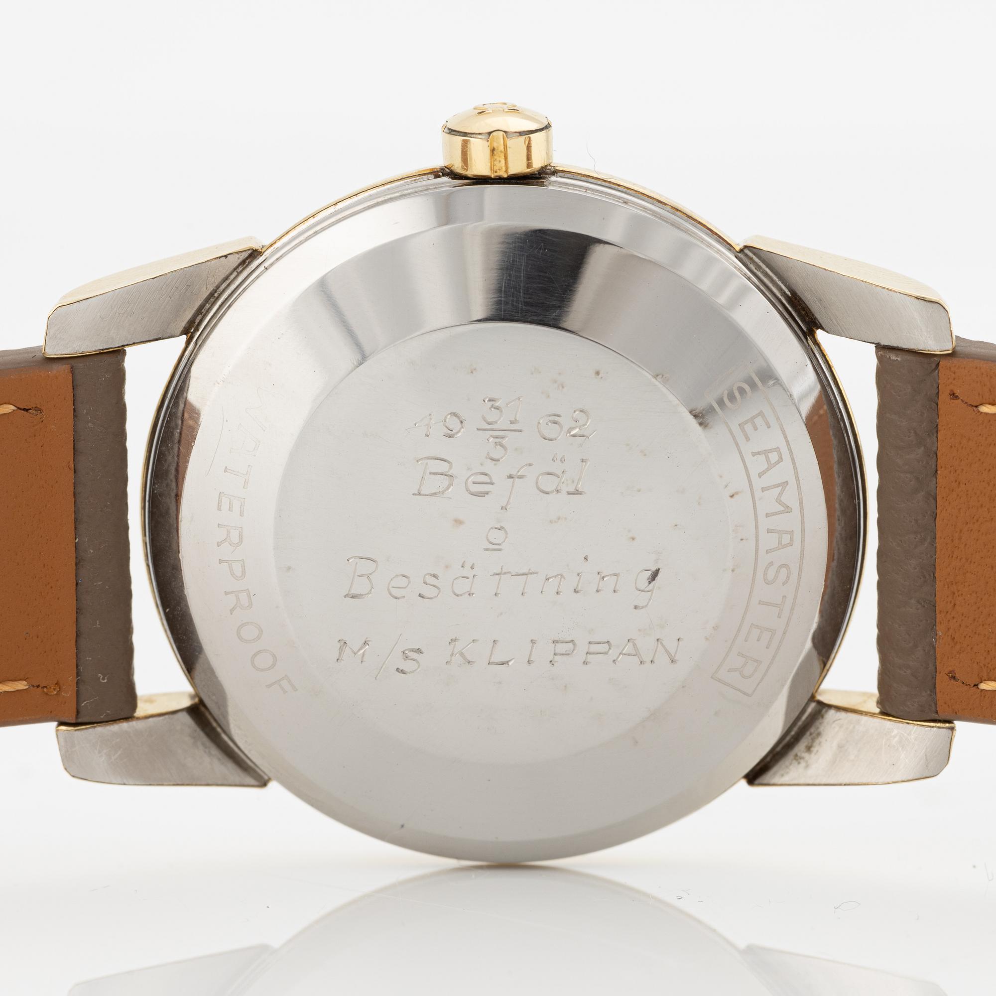 Omega, Seamaster, wristwatch, 34 mm.