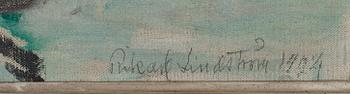 RIKARD LINDSTRÖM, olja på duk, sign och dat 1924.
