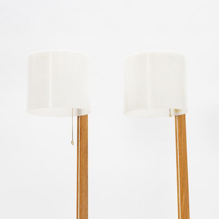 Uno & Östen Kristiansson, golvlampor, ett par, Luxus, 1900-talets andra hälft.