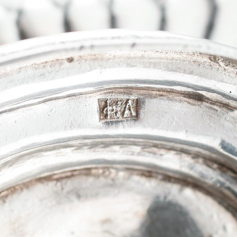 SALTKAR, silver, Ryssland, otydligt stämplad 1839. Vikt ca 62 g.