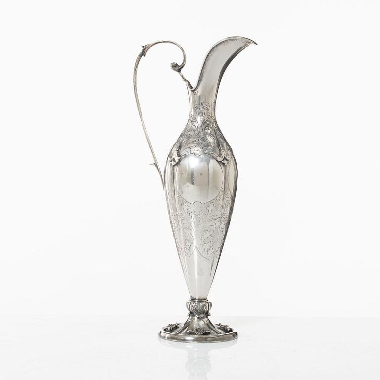 Kanna, silver, svensk importstämpel, 1900-talets första hälft.